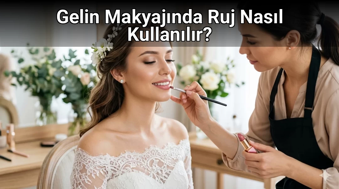 Gelin Makyajında Ruj Nasıl Kullanılır? 